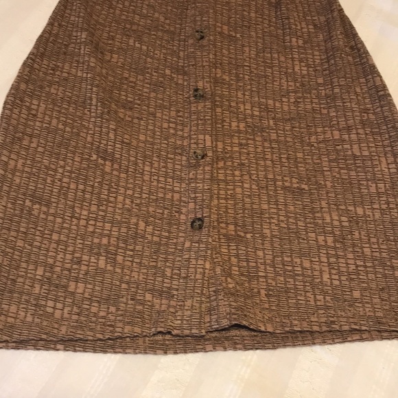 Ladies Pull & Bear “Updated Garments” Brown Dress - Picture 7 of 10